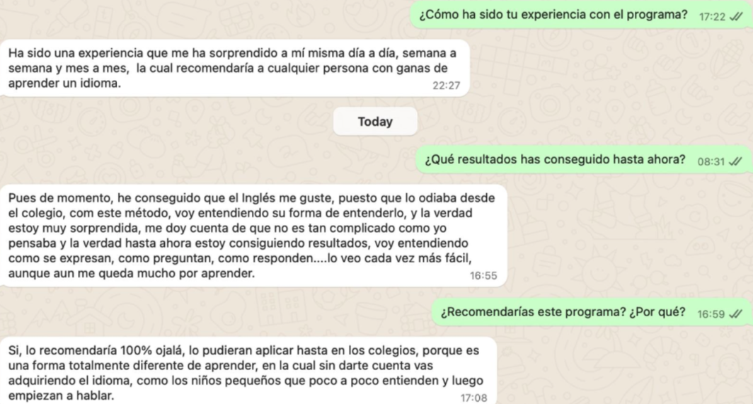 Testimonio de Encar en Español